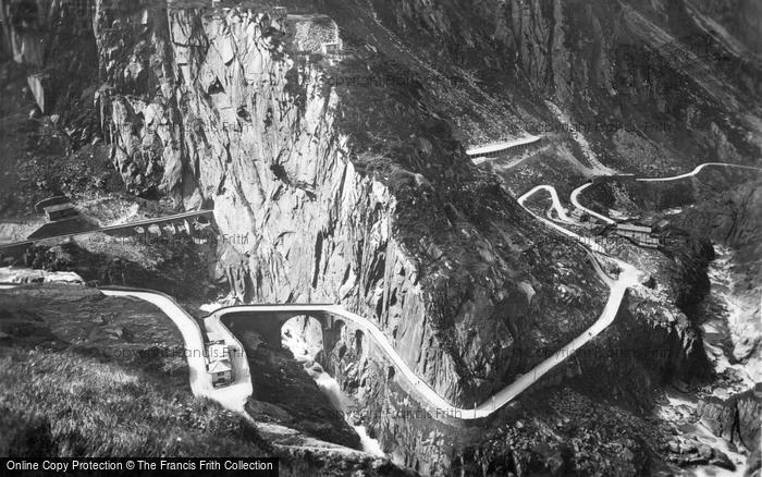 Photo of Andermatt, The Devil's Bridge c.1935
