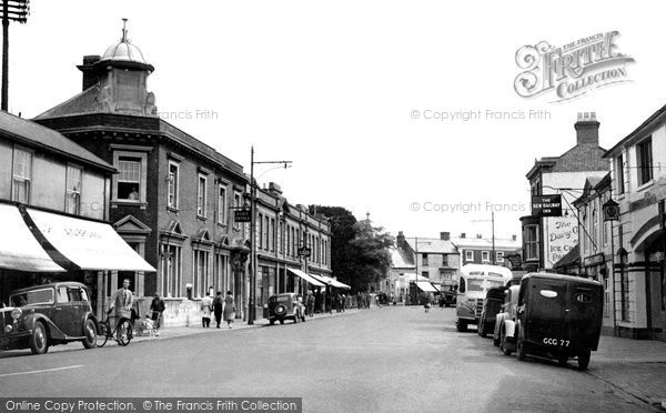 Photo of Andover, Bridge Street And The Post Office c.1950