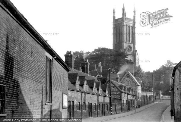 Photo of Andover, Church Hill c.1955