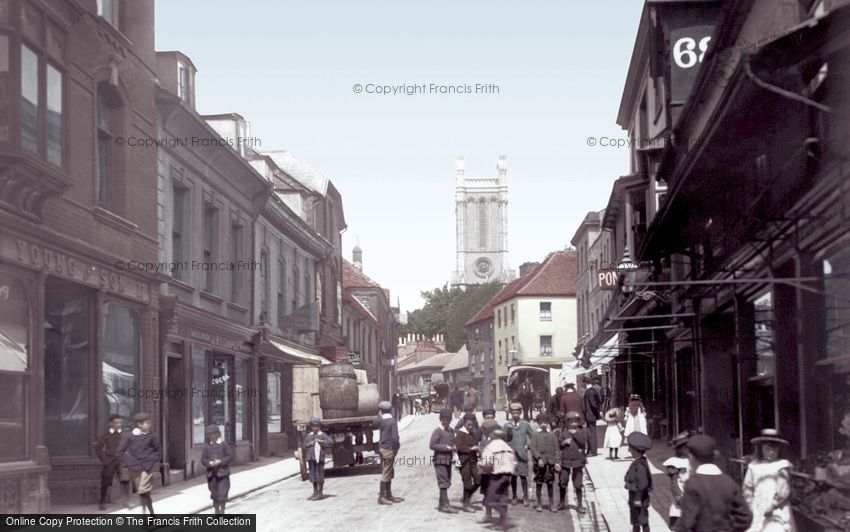 Andover, High Street 1901