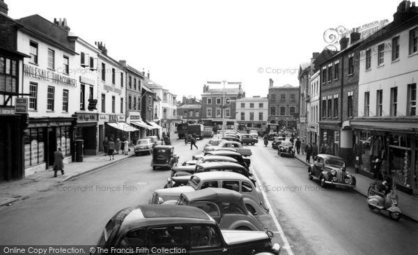 Photo of Andover, High Street 1955