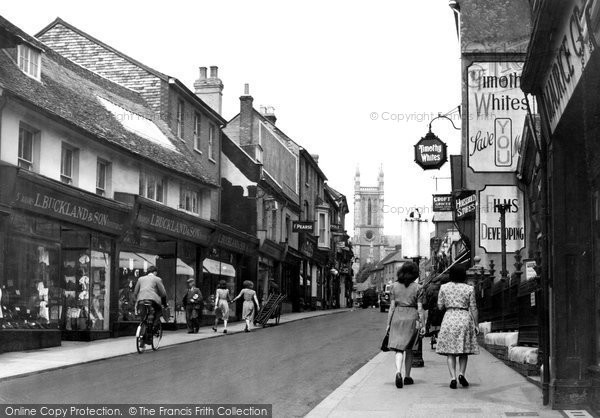 Photo of Andover, High Street c.1950