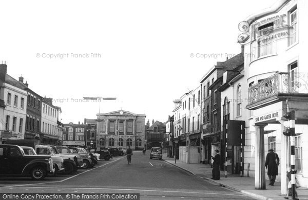 Photo of Andover, High Street c.1955