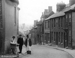 People In Winchester Street 1904, Andover