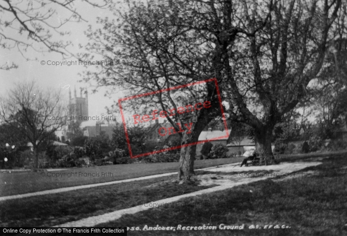 Photo of Andover, Recreation Ground 1901