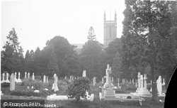 St Mary's Church c.1910, Andover