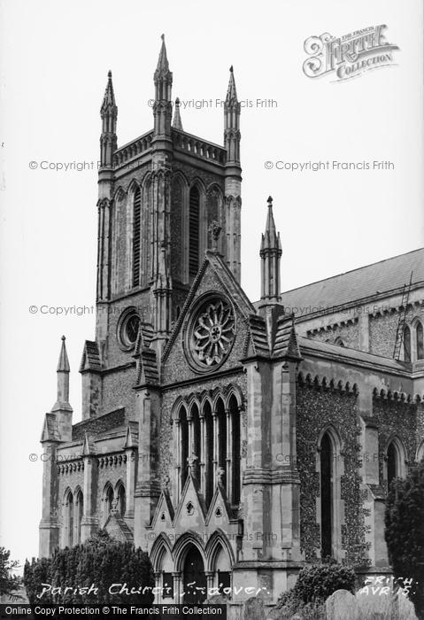 Photo of Andover, St Mary's Church c.1950