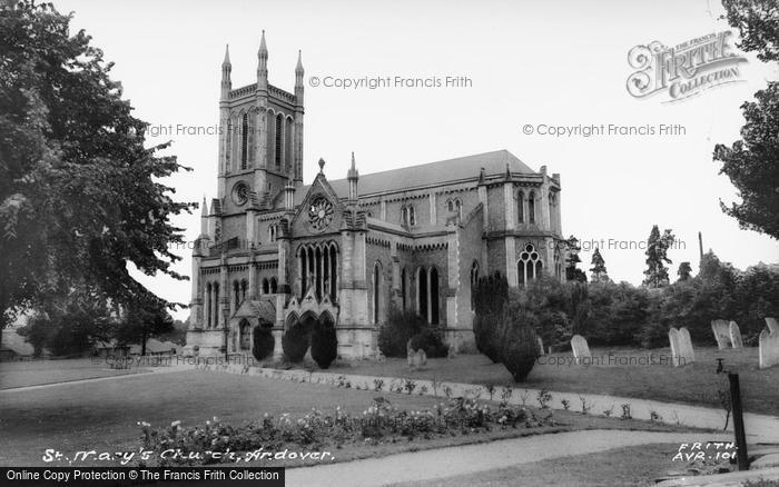 Photo of Andover, St Mary's Church c.1965
