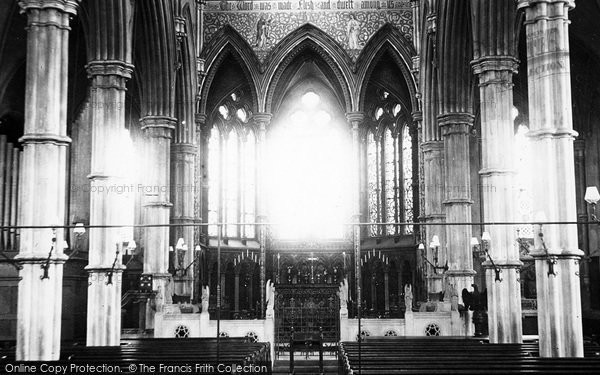 Photo of Andover, St Mary's Church Interior c.1910