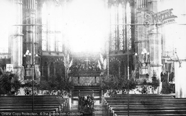 Photo of Andover, St Mary's Church Interior c.1910