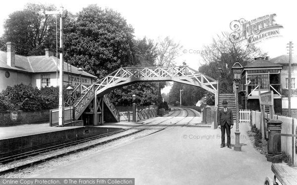 Photo of Andover, The Railway Station 1900