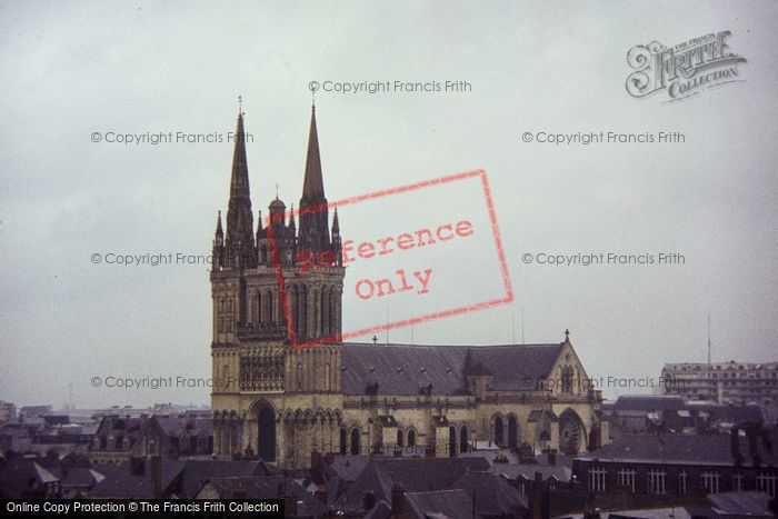 Photo of Angers, St Maurice Cathedral From Tower Of Chateau 1984