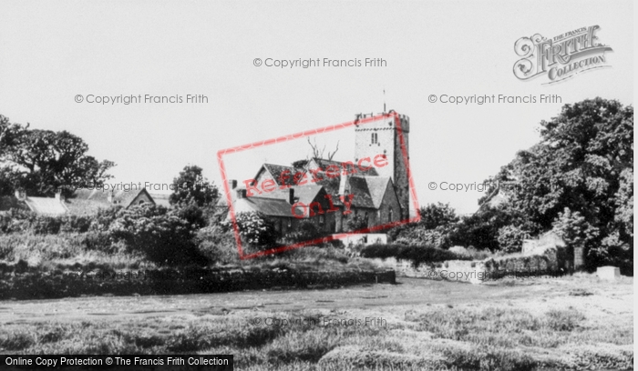 Photo of Angle, The Church And Village c.1965