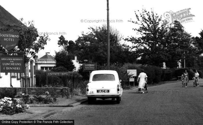 Photo of Angmering On Sea, Estate Agents And South Strand Hotel c.1955