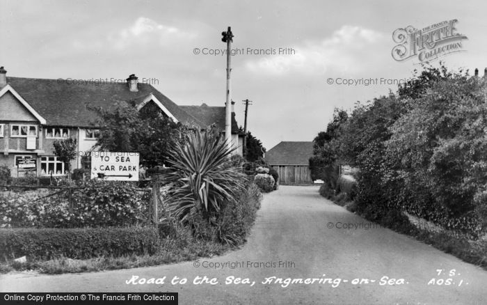 Photo of Angmering On Sea, Road To The Sea c.1955