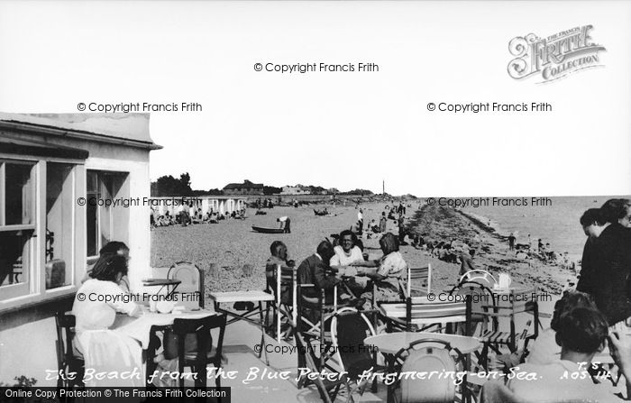 Photo of Angmering On Sea, The Beach From The Blue Peter c.1955