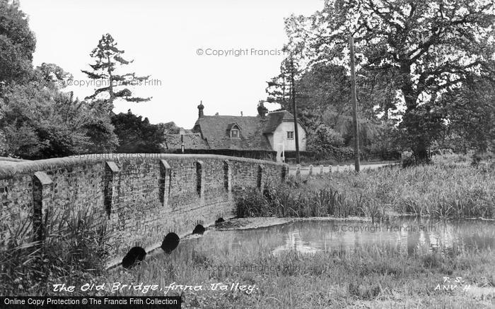 Photo of Anna Valley, The Old Bridge c.1955