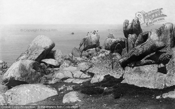 Photo of Annet, View Of Western Rocks 1891