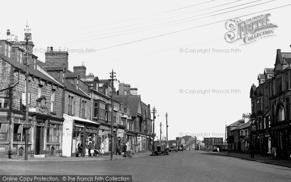 Photo of Annfield Plain, Front Street 1951