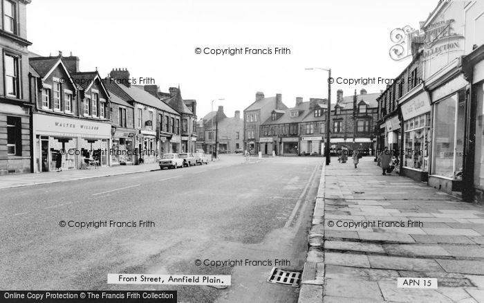 Photo of Annfield Plain, Front Street c.1965