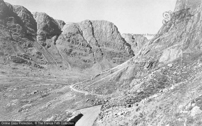 Photo of Applecross, Entrance To The Pass Of The Cattle, Tornapress Hill c.1930