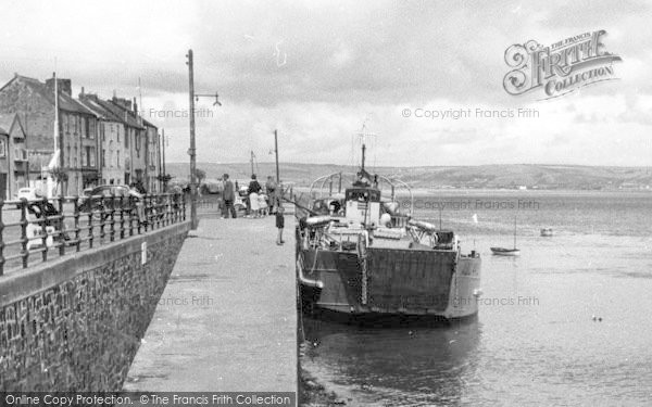 Photo of Appledore, Ferry At The Quay c.1955