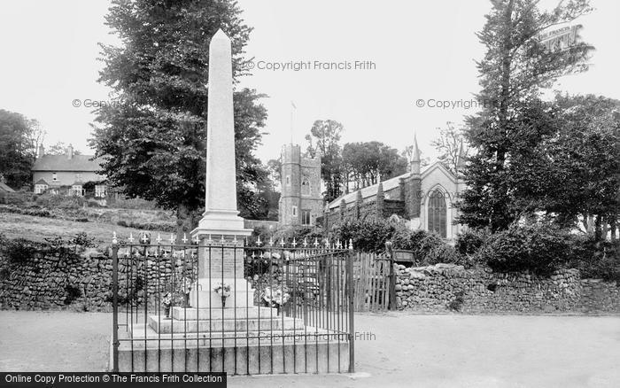 Photo of Appledore, War Memorial And St Mary's Church 1923