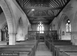 St Peter's Church Interior c.1955, Ardingly