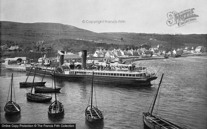 Photo of Ardrishaig, The Steamer 'columba' At The Quay c.1895