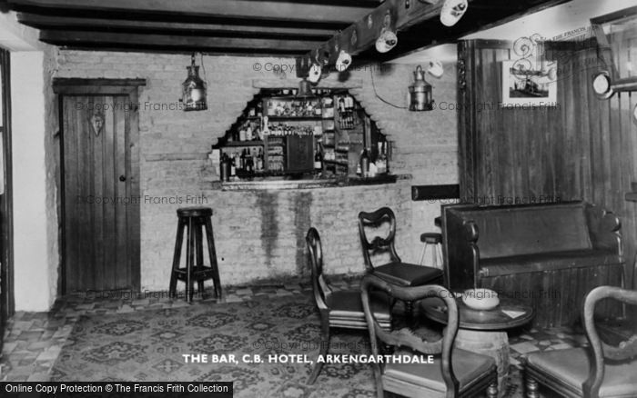 Photo of Arkengarthdale, The Bar, C.B. Hotel c.1965