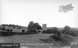 The Church And Vicarage c.1960, Arkengarthdale