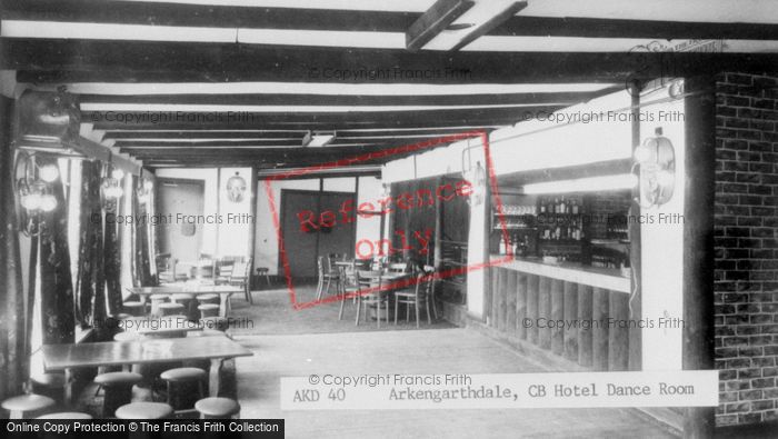 Photo of Arkengarthdale, The Dance Room, C.B. Hotel c.1965