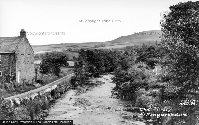 Photo of Arkengarthdale, The River c.1960