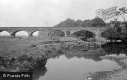 Viaduct Over The River Lune c.1939, Arkholme