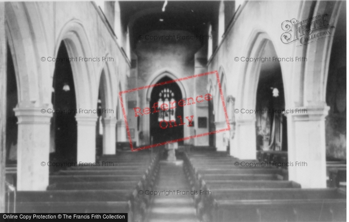 Photo of Arlesey, Church Interior c.1965