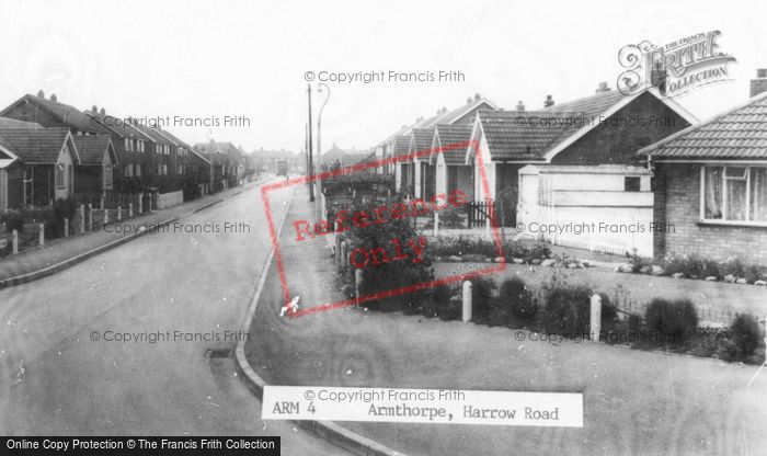 Photo of Armthorpe, Harrow Road c.1960
