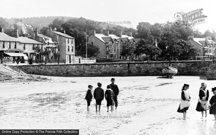 Photo of Arnside, Children Paddling 1891