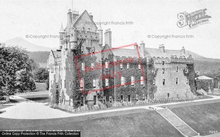 Photo of Arran, Brodick Castle 1887