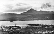 Arran, Goat Fell From Brodick c.1935, Isle Of Arran