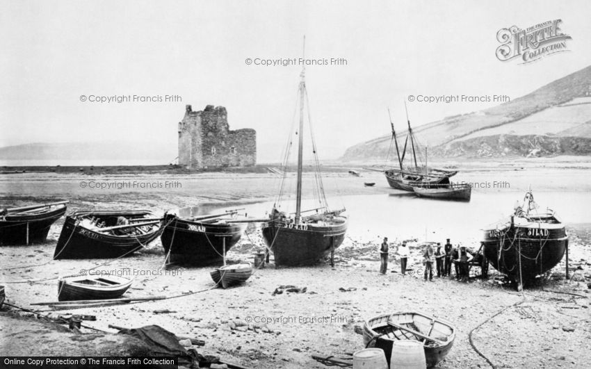 Arran, the Castle and Loch Ranza c1890