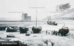 Arran, The Castle And Loch Ranza c.1890, Isle Of Arran