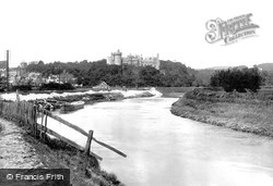 Castle And River Arun 1923, Arundel