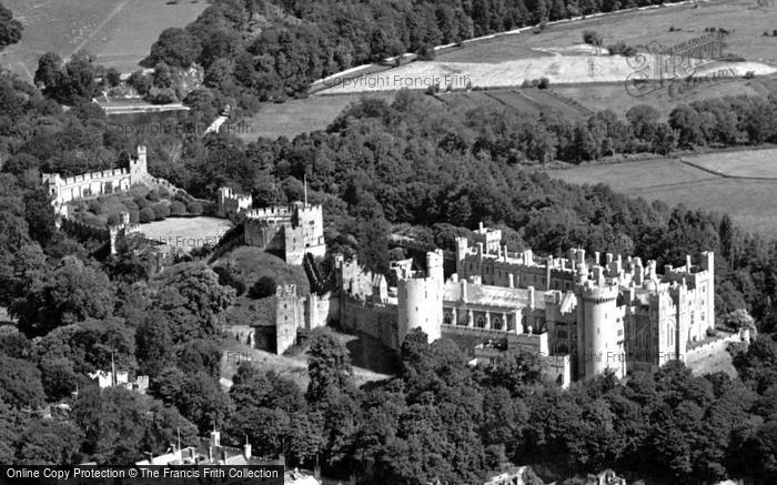 Photo of Arundel, Castle From The Air c.1955