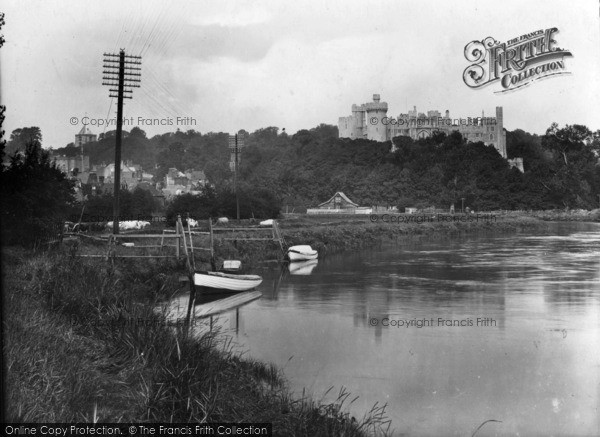 Photo of Arundel, Castle From The River Arun 1928