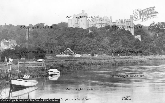 Photo of Arundel, Castle From The River Arun 1928