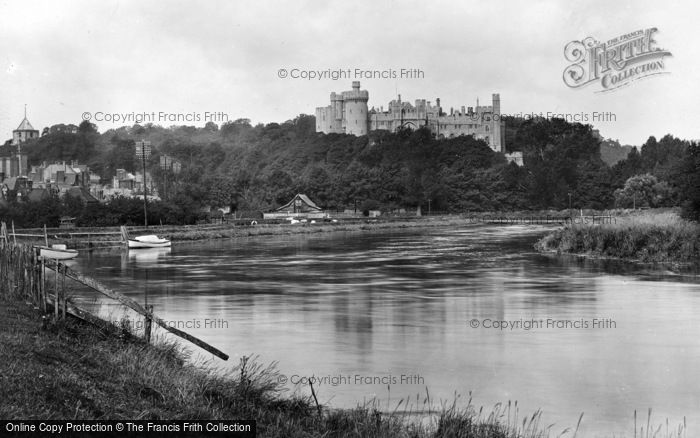 Photo of Arundel, Castle From The River Arun 1928