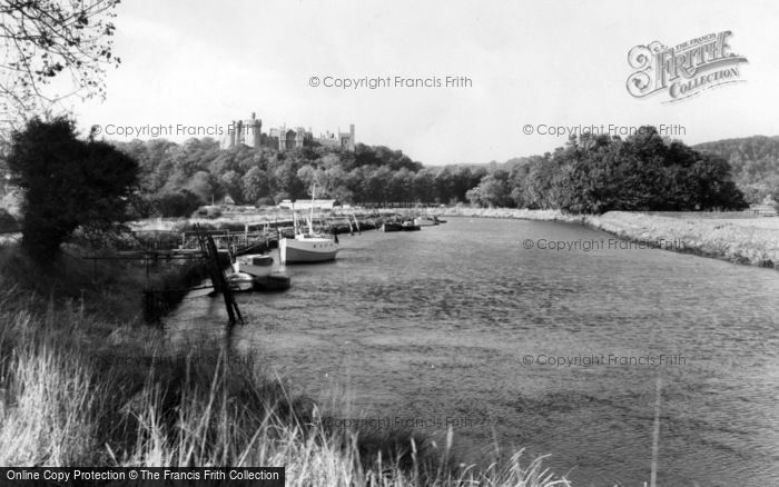 Photo of Arundel, Castle From The River Arun c.1960