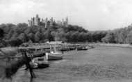 Castle From The River Arun c.1960, Arundel