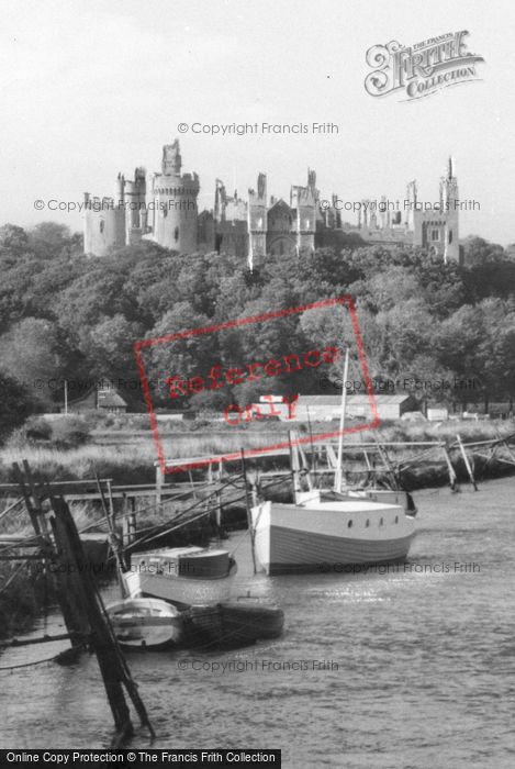Photo of Arundel, Castle From The River Arun c.1960