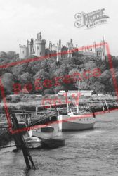 Castle From The River Arun c.1960, Arundel